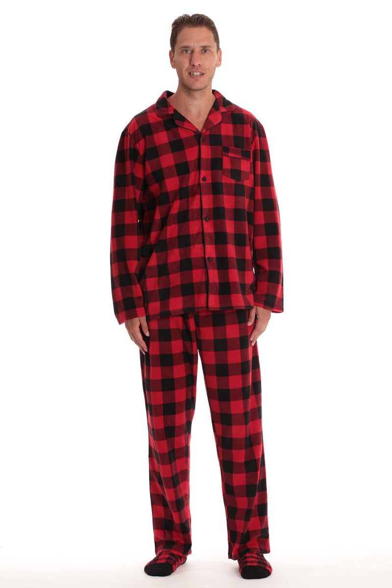 #followme Printed Fleece Family Pajamas - Womens 44826-10195-L - Image 3